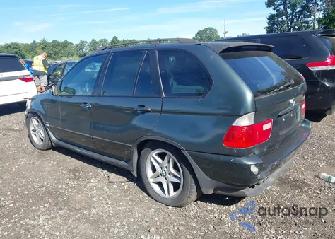 2005 BMW X5 4.4I z USA, uszkodzony, nr VIN 5UXFB53525LV12940